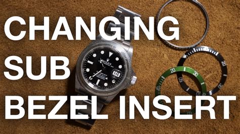 sostituire veteo rolex|How to change a Rolex Submariner Bezel Insert .